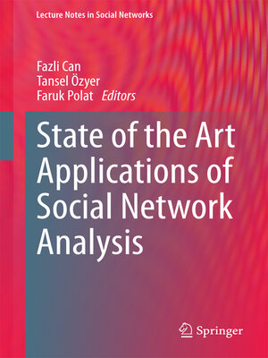 cover image of State of the Art Applications of Social Network Analysis